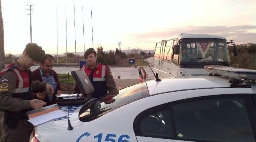 Jandarmadan &Ouml;ğrenci Servislerine Denetim