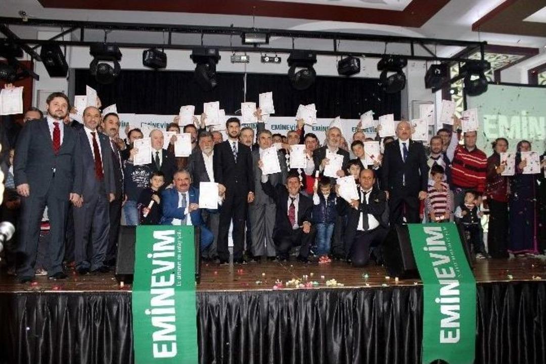 Eminevim K&uuml;tahya&rsquo;da Tapuları Teslim Etti