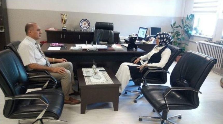 İl Milli Eğitim M&uuml;d&uuml;r&uuml; Durmuş&rsquo;tan Yavuz Selim Mesleki Ve Teknik Anadolu Lisesi&rsquo;ne Ziyaret