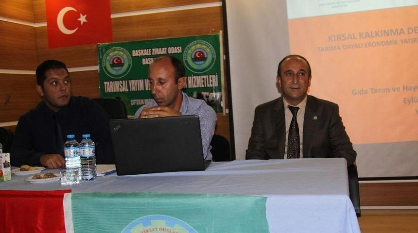 Başkale’de "tarımsal Yayım Ve Danışmanlık" Toplantısı.