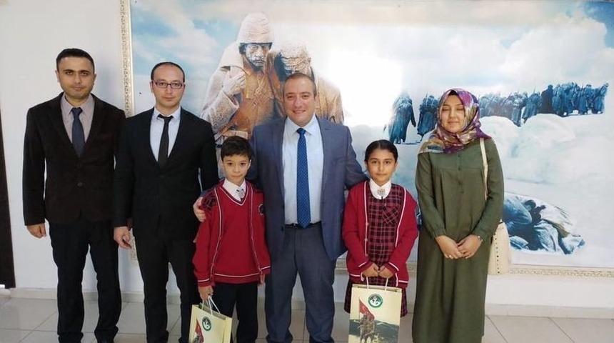 Minik &Ouml;ğrenciler Kaymakam Karaman&rsquo;ı Ziyaret