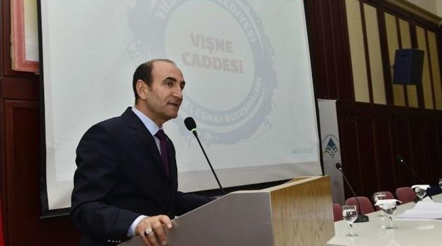 Başkan Edebali Esnafı Dinledi