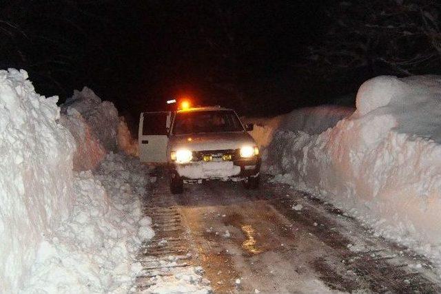 Ereğli’de Kar Yağışı 29 Köye Ulaşımı Kapattı