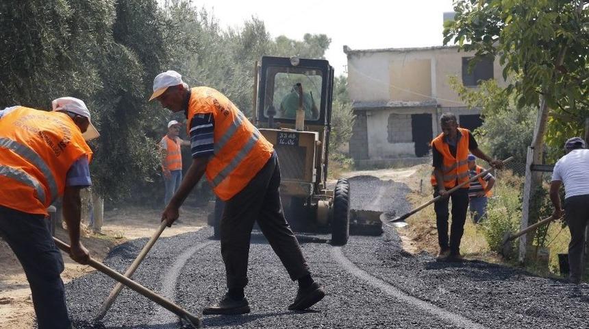 Akdeniz&rsquo;de Asfalt &Ccedil;alışmaları S&uuml;r&uuml;yor