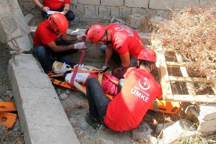 Elazığ Umke’den Gerçeği Aratmayan Tatbikat G3