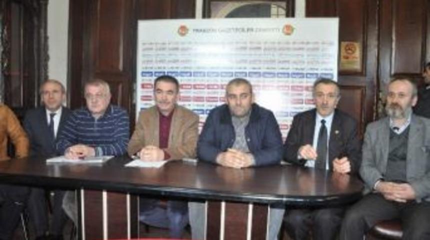 Trabzon&rsquo;da Gazetecilerin "faili Firar" Tepkisi