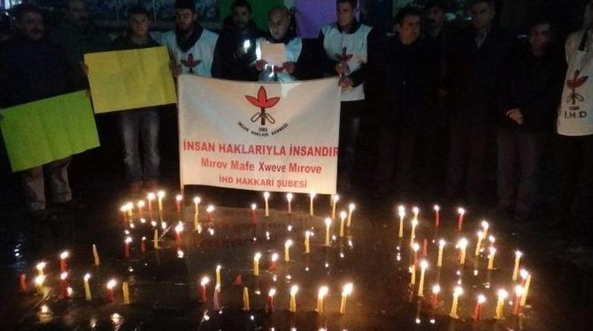 İhd&rsquo;den Mumlu Eylem