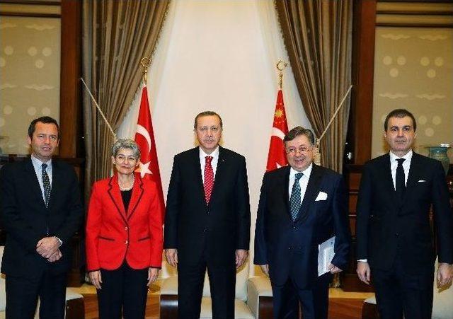 Cumhurbaşkanı Erdoğan, Unesco Direktörü Bokova’yı Kabul Etti