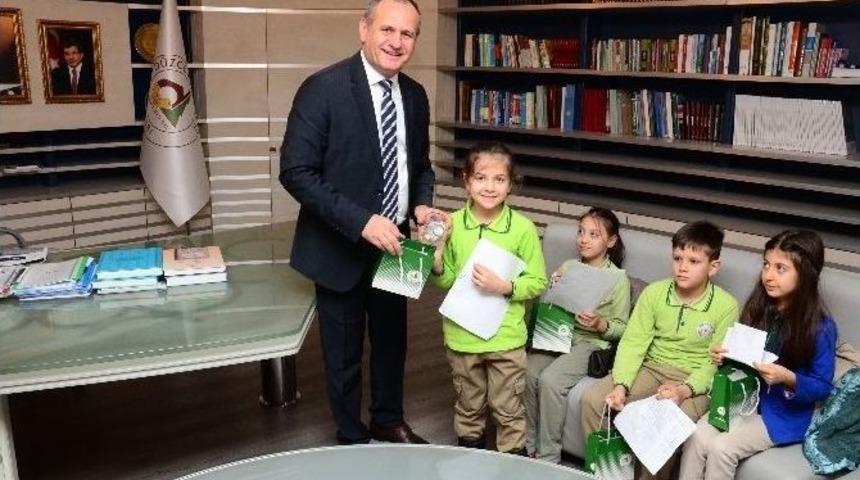 Miniklerden Başkan Keleş&rsquo;e Soru Yağmuru