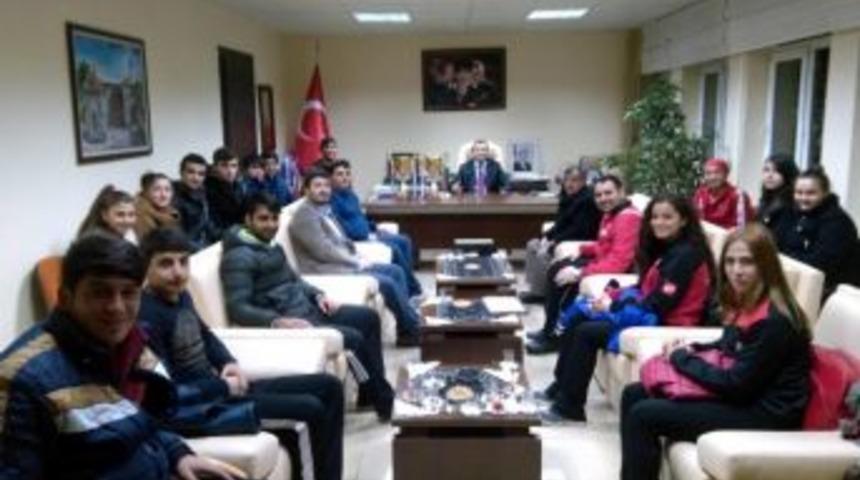 Kaymakamdan S&uuml;per Lige &Ccedil;ıkan Seydişehir Judo Takımına &Ouml;d&uuml;l