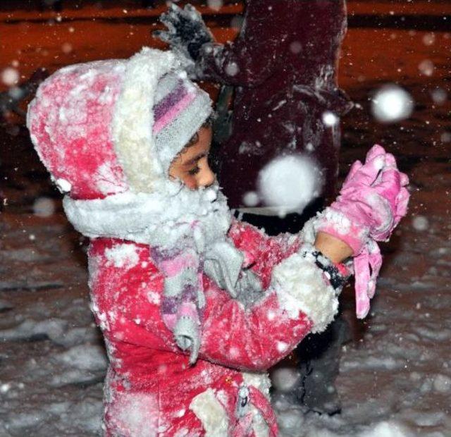 Kayseri'de Kar Yağışı  Ulaşımı Etkiledi