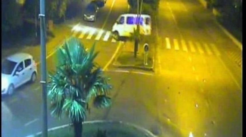 Samsun&rsquo;da Trafik Kazaları Mobese&rsquo;ye Yansıdı