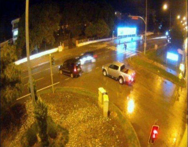 Samsun’da Trafik Kazaları Mobese’ye Yansıdı