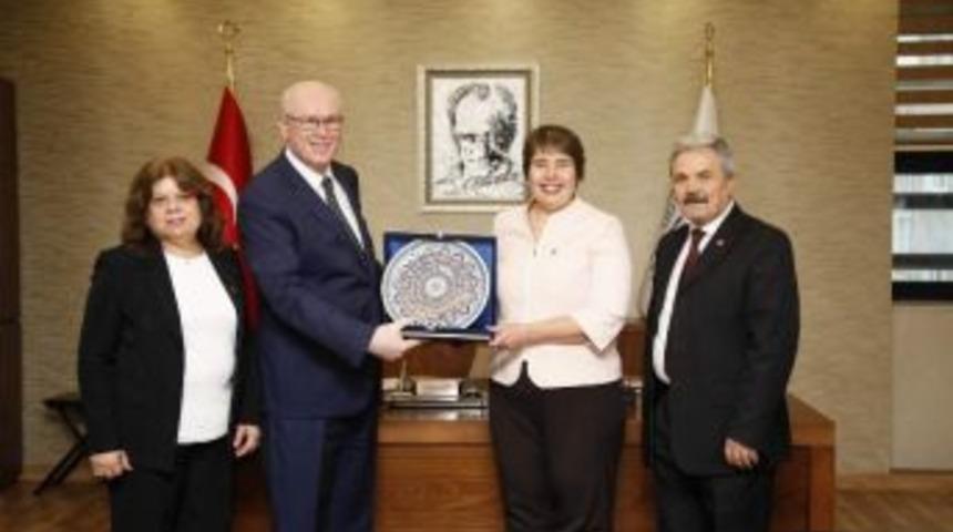 Chp K&uuml;tahya İl Başkanı Şahbaz&rsquo;dan Başkan Kurt&rsquo;a Ziyaret