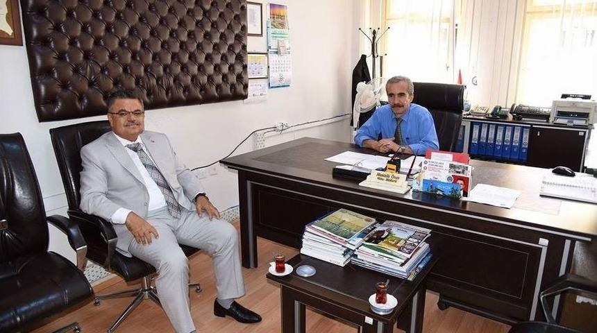 Başkan Yağcı, N&uuml;fus M&uuml;d&uuml;r&uuml; &Ouml;nce İle Bir Araya Geldi