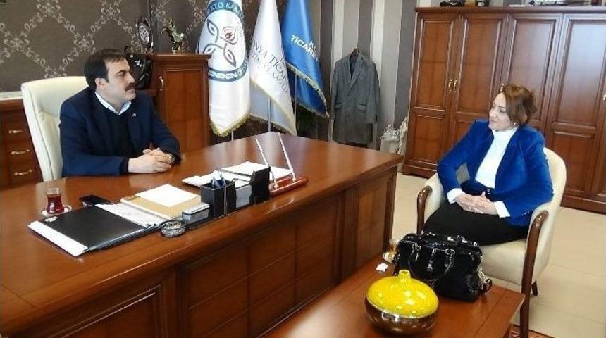 Genel Başkan Atasoy&rsquo;dan Kto Başkanı &Ouml;zt&uuml;rk&rsquo;e Ziyaret