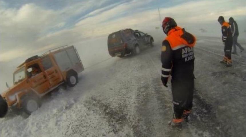 Sarıkamış Ve Susuz&rsquo;da Okullar Tatil Edildi