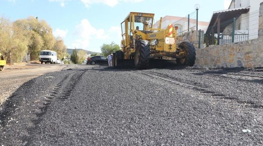 Bodrum Genelinde Asfalt Çalışmaları Sürüyor