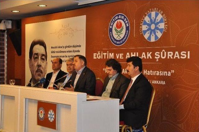 Eğitim Ve Ahlak Ş&ucirc;rası Sonu&ccedil; Bildirgesi A&ccedil;ıklandı 1