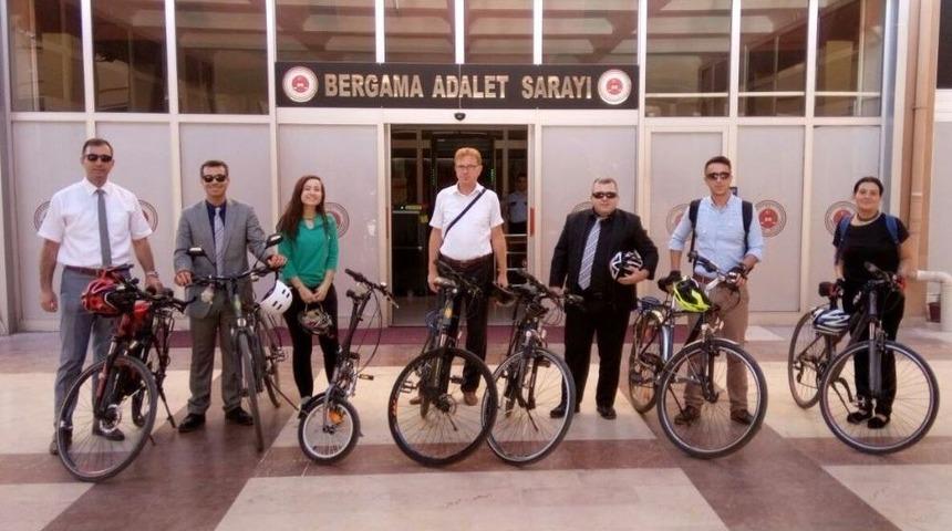 Bergama&rsquo;da Avrupa Hareketlilik Haftası&rsquo; Bisiklet Turu