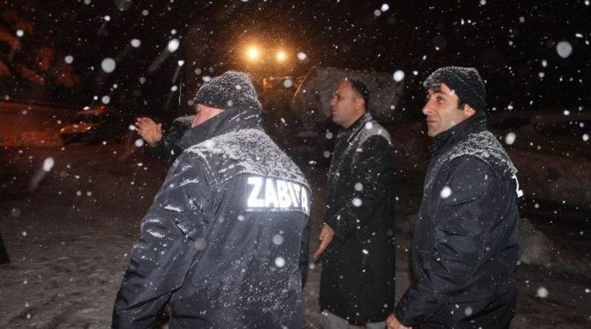 Beyşehir&rsquo;de Karla M&uuml;cadele &Ccedil;alışmaları