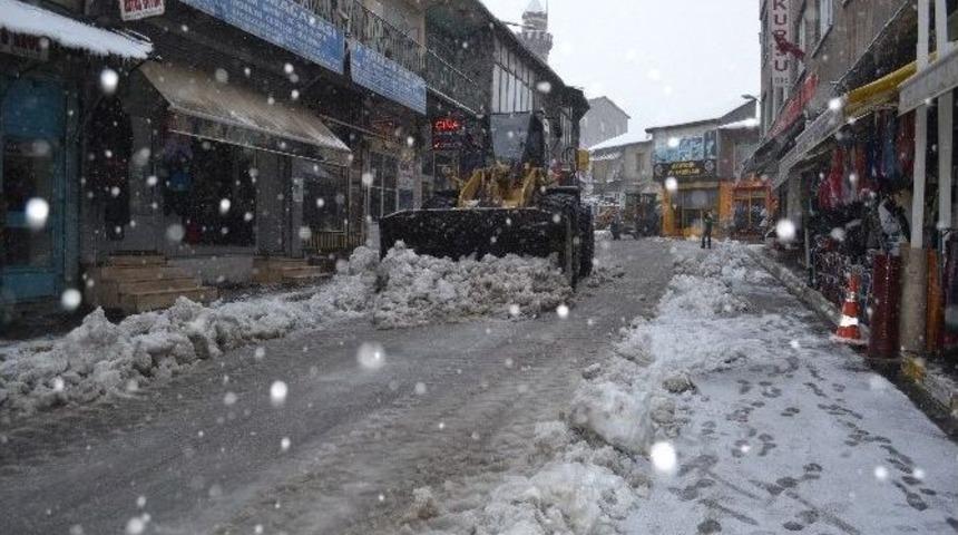 Muş&rsquo;ta Kar Yağdı