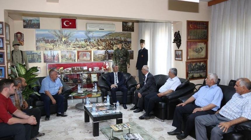 Tahmazoğlu, Gazileri Ziyaret Etti