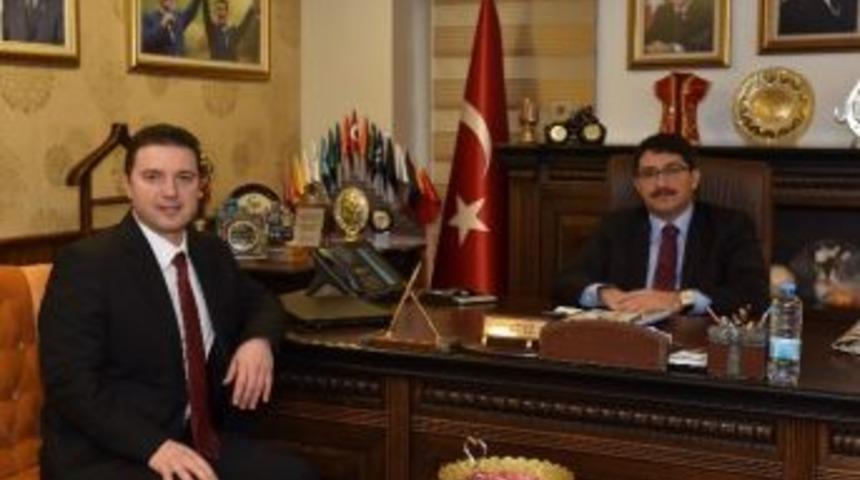 Korkmaz İlk Ziyaretini Başkan &Ccedil;elik&rsquo;e Yaptı
