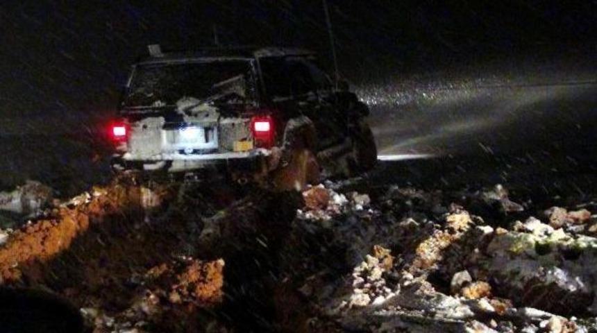 Karda Donmak &Uuml;zereyken Kurtarıldılar