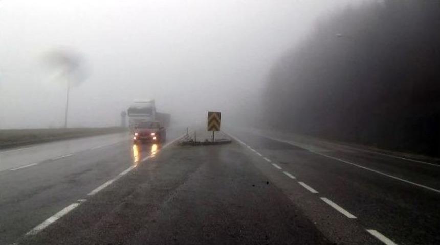 Bolu Dağında Sis Etkili Oluyor