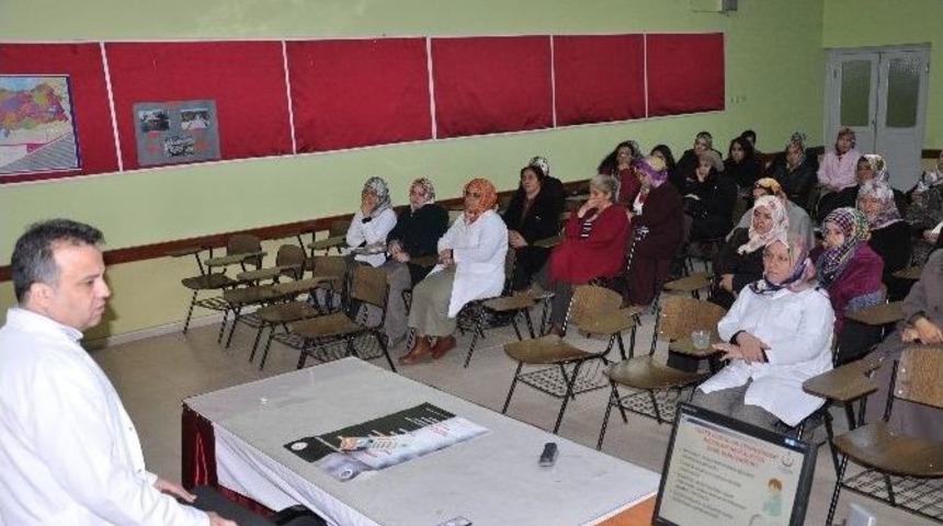 Elbistan&rsquo;da Hem Kursiyerlerine Verem Anlatıldı