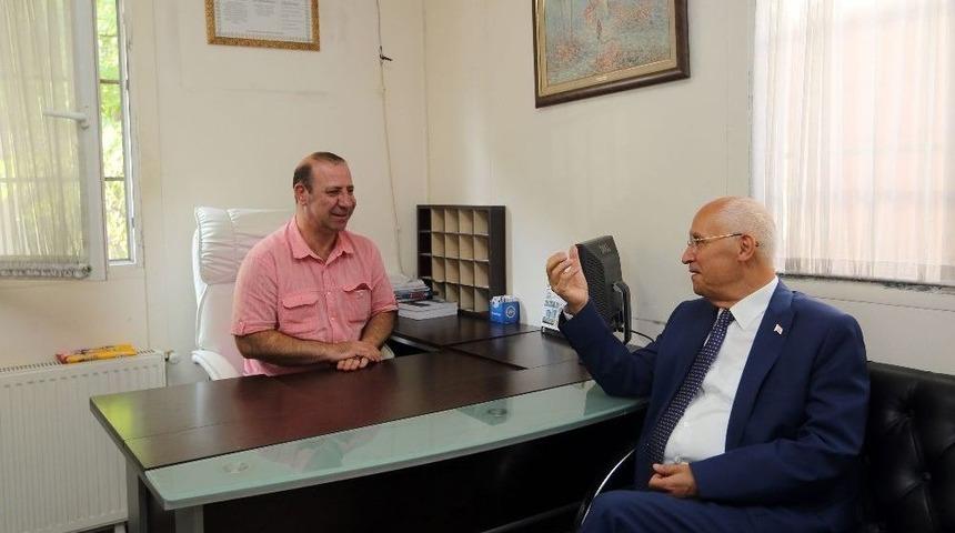 Başkan Yaşar, Yenimahalleli Muhtarların Sıkıntılarını Dinledi