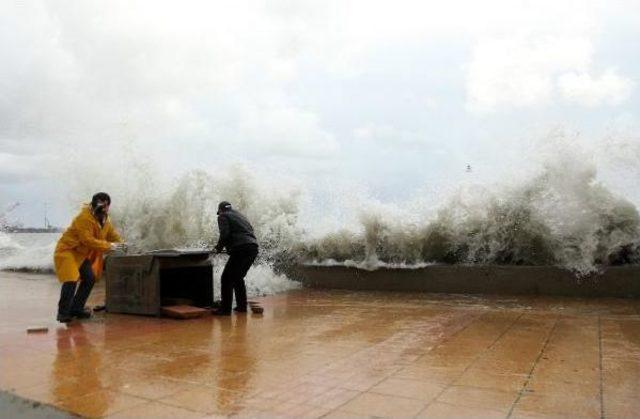 Anamur'a Kar Yağdı