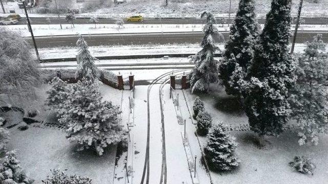 Bartın Beyaz &Ouml;rt&uuml; İle Kaplandı 1