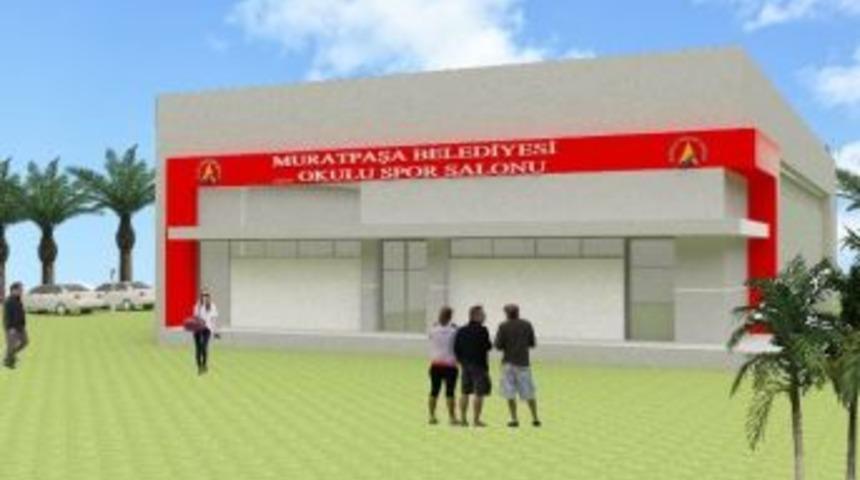 Muratpaşa&rsquo;dan Okullara Spor Salonu