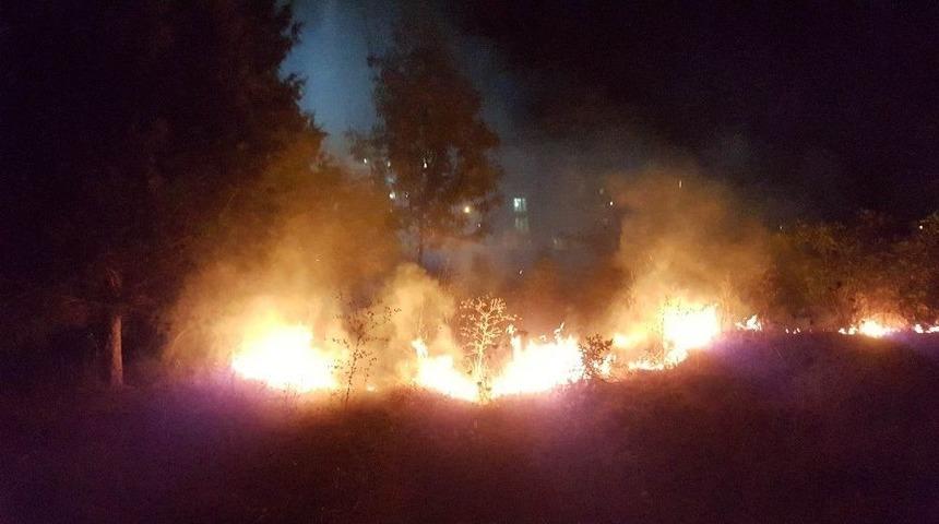 Samsun&rsquo;da Ot Yangını Korku Ve Paniğe Sebep Oldu