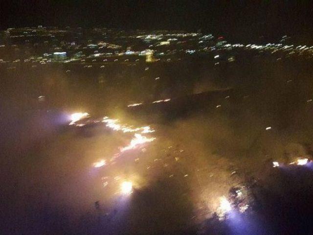 Samsun'da Korkutan Anız Yangını