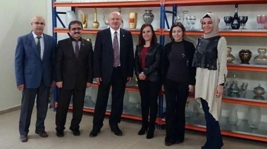 Prof. Dr. Sınav&rsquo;dan Naci Top&ccedil;uoğlu Meslek Y&uuml;ksekokulu&rsquo;na Ziyaret