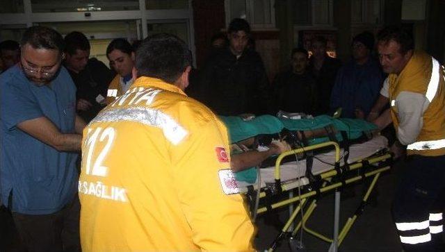 Kazayla Atölyedeki İşçiyi Vurdu 1