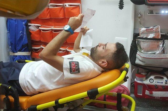 Samsun’da Ambulans Otomobil İle Çarpıştı: 1 Yaralı