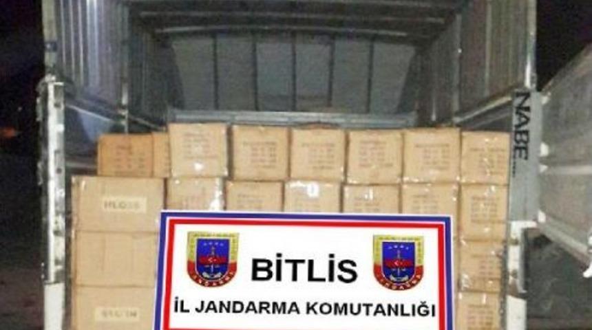 BİTLİS'TE KA&Ccedil;AK &Ccedil;AY, SİGARA VE &Ccedil;AKMAK OPERASYONU