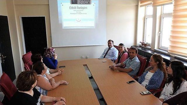 Sağlık Personeline &lsquo;etkili İletişim&rsquo; Eğitimi 1