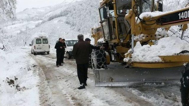 Çarşamba’da Karla Mücadele