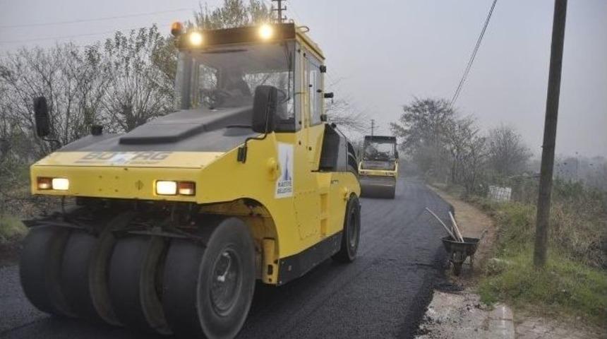 Kartepe&rsquo;ye 23 Bin Ton Asfalt Serildi