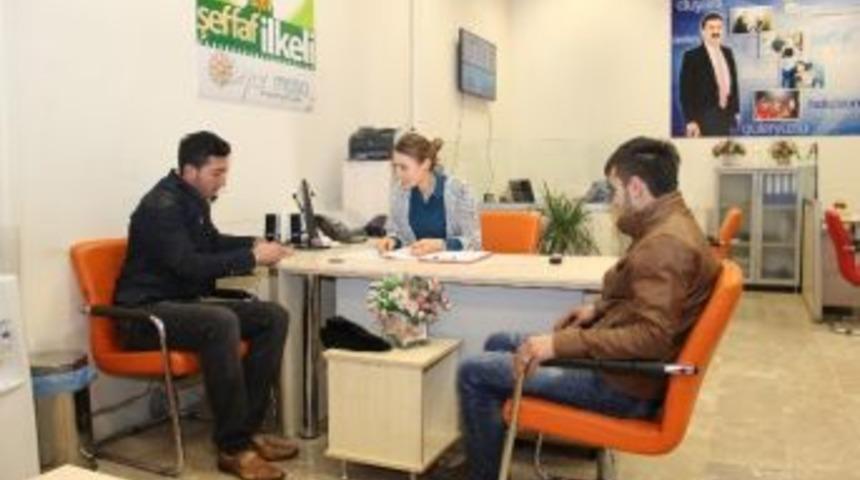 &Ccedil;ankırı Belediyesi 2014&rsquo;te 9 Bin 583 Başvuru Yapıldı