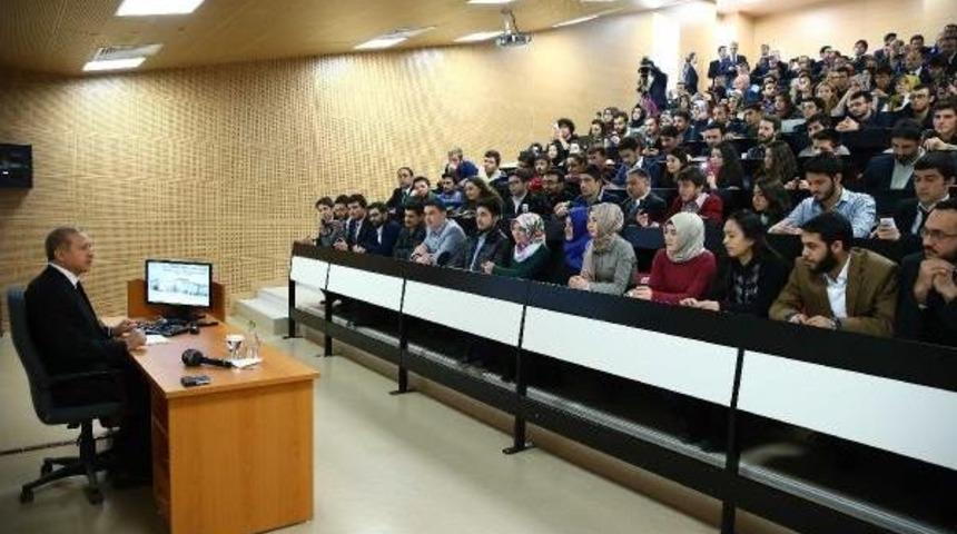 Cumhurbaşkanı Erdoğan : Kamp&uuml;s Yerine 'k&uuml;lliye' Desek Daha G&uuml;zel Olur (2)