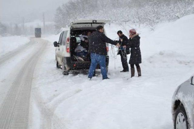 İnegöl’De 2 Kilometrelik Tır Kuyruğu