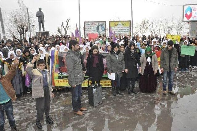 Paris’te Öldürülen 3 Kadın Şırnak’ta Anıldı