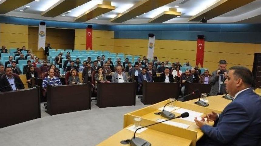 Başkan Can, Yapı Denetim Firmaları, Mimarlar Ve M&uuml;teahhitlerle Toplantı Yaptı