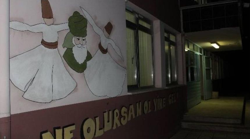 Yeşilyazı Ortaokulu&rsquo;nda Boya Ve &Ccedil;izim &Ccedil;alışması